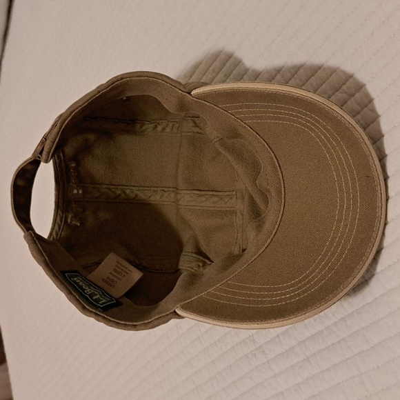 LL Bean 100% Cotton Canvas Cap, Old School Sporting Style, Khaki/Green, NWOT - Picture 9 of 10